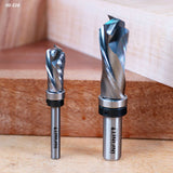 Infinity Tools 2-Pc. Solid Carbide Compression Pattern Cutting Router Bit Set