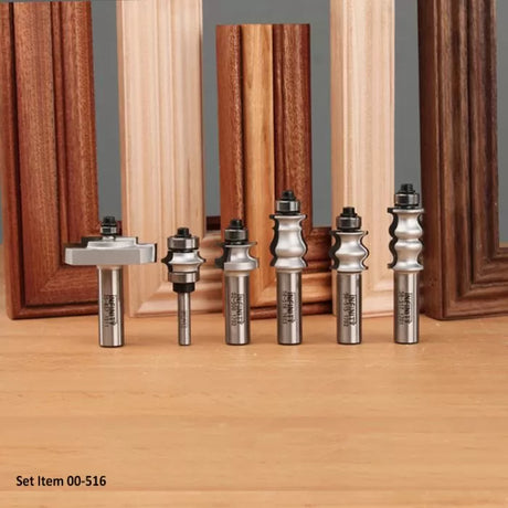 6-Pc. Master Frame Making Router Bit Set