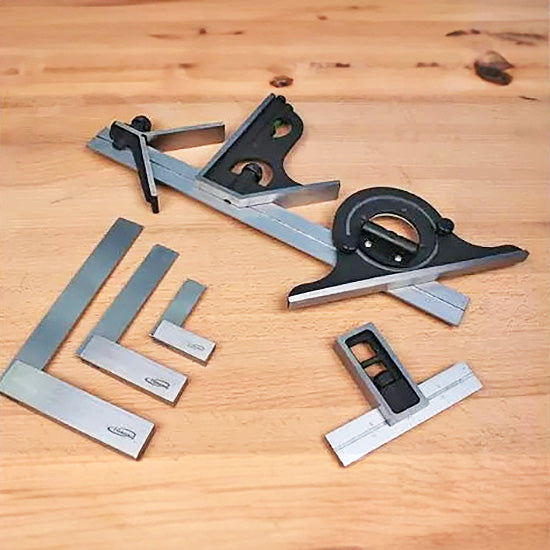 iGaging Ultimate Square Pack; 4" Double 12" Combo Gauge & Squares