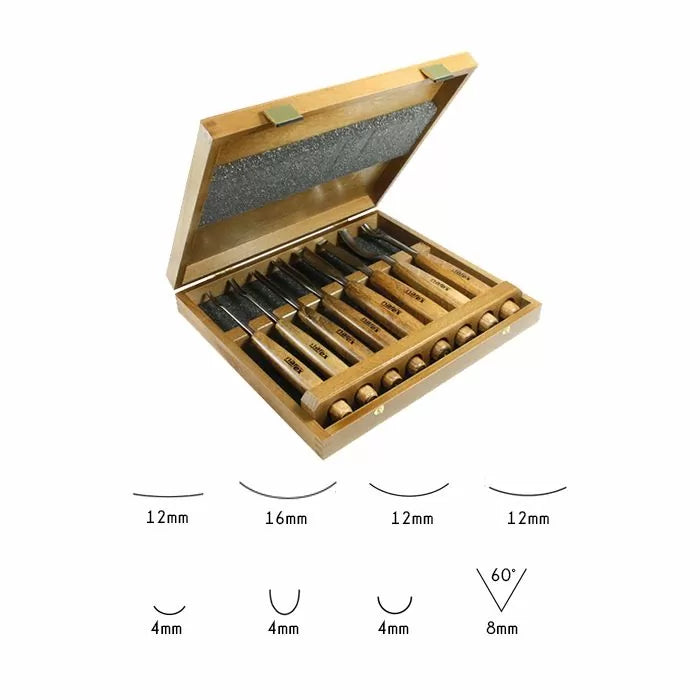 Narex 8-Pc. Professional Carving Chisel Set