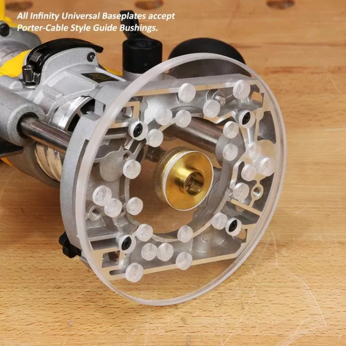 Infinity Tools Universal Circular Base Plate For Compact Routers