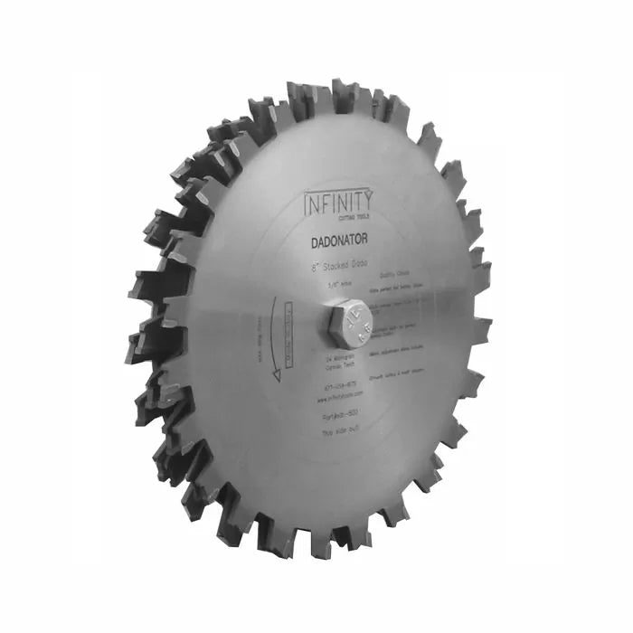 Dadonator Jr. - 6" Stacked Dado Saw Blade Set